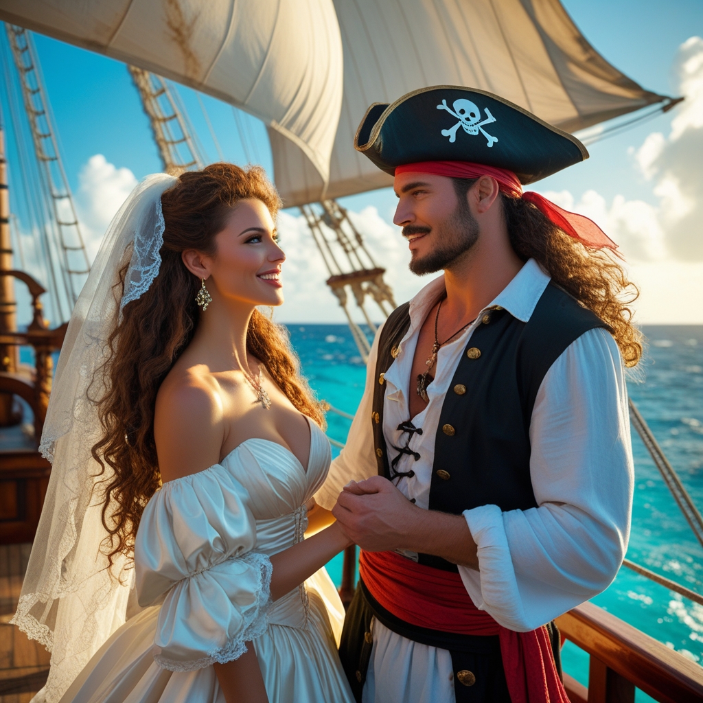 Piratenbraut der Karibik – Flirt auf hoher See